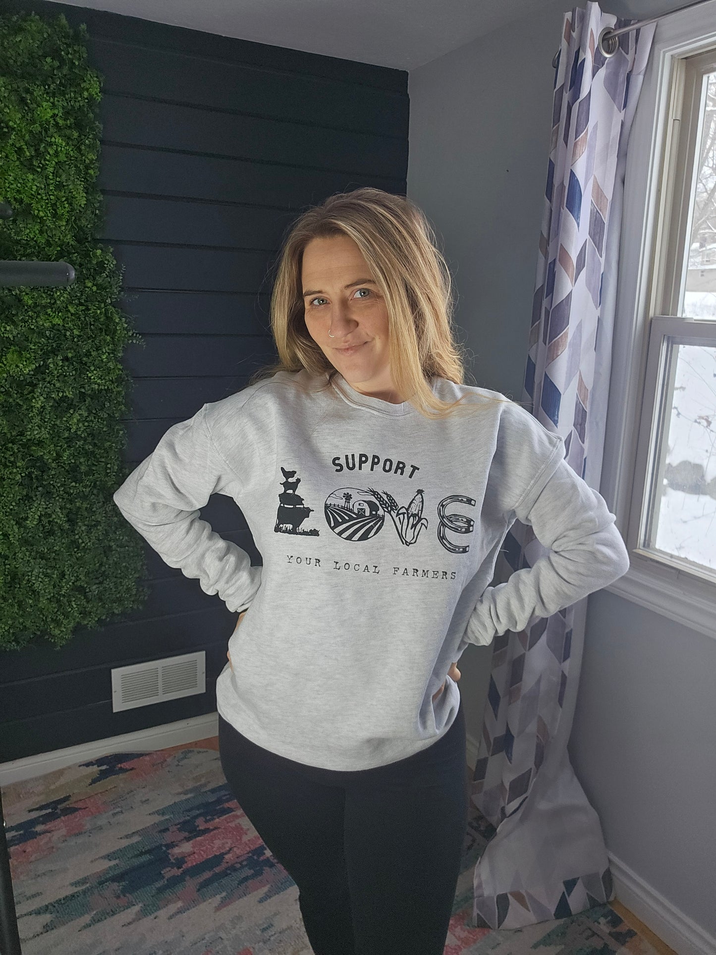 Support your Local Farmers Sweatshirt