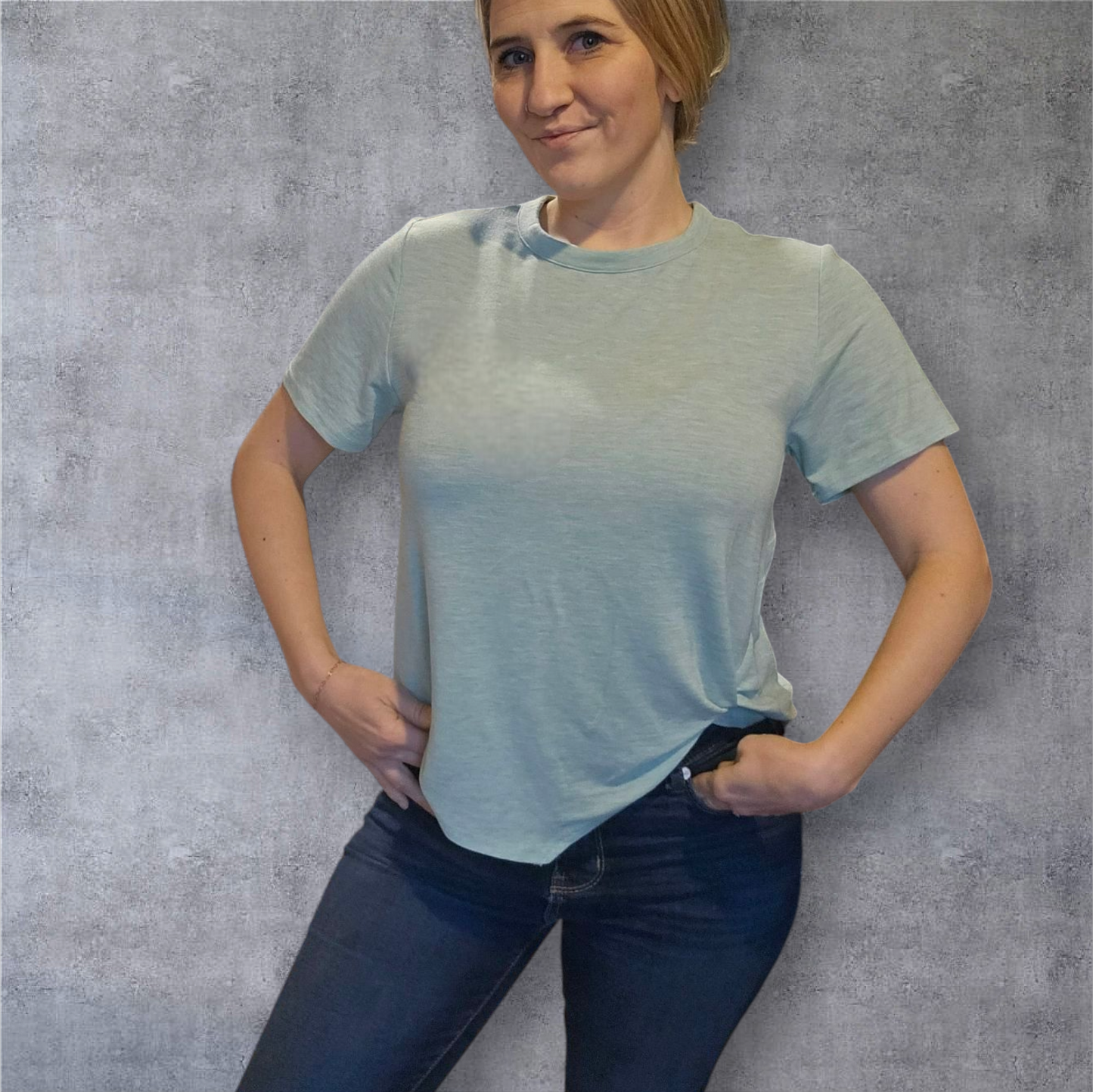 Casual Comfort T-Shirt – Light Blue