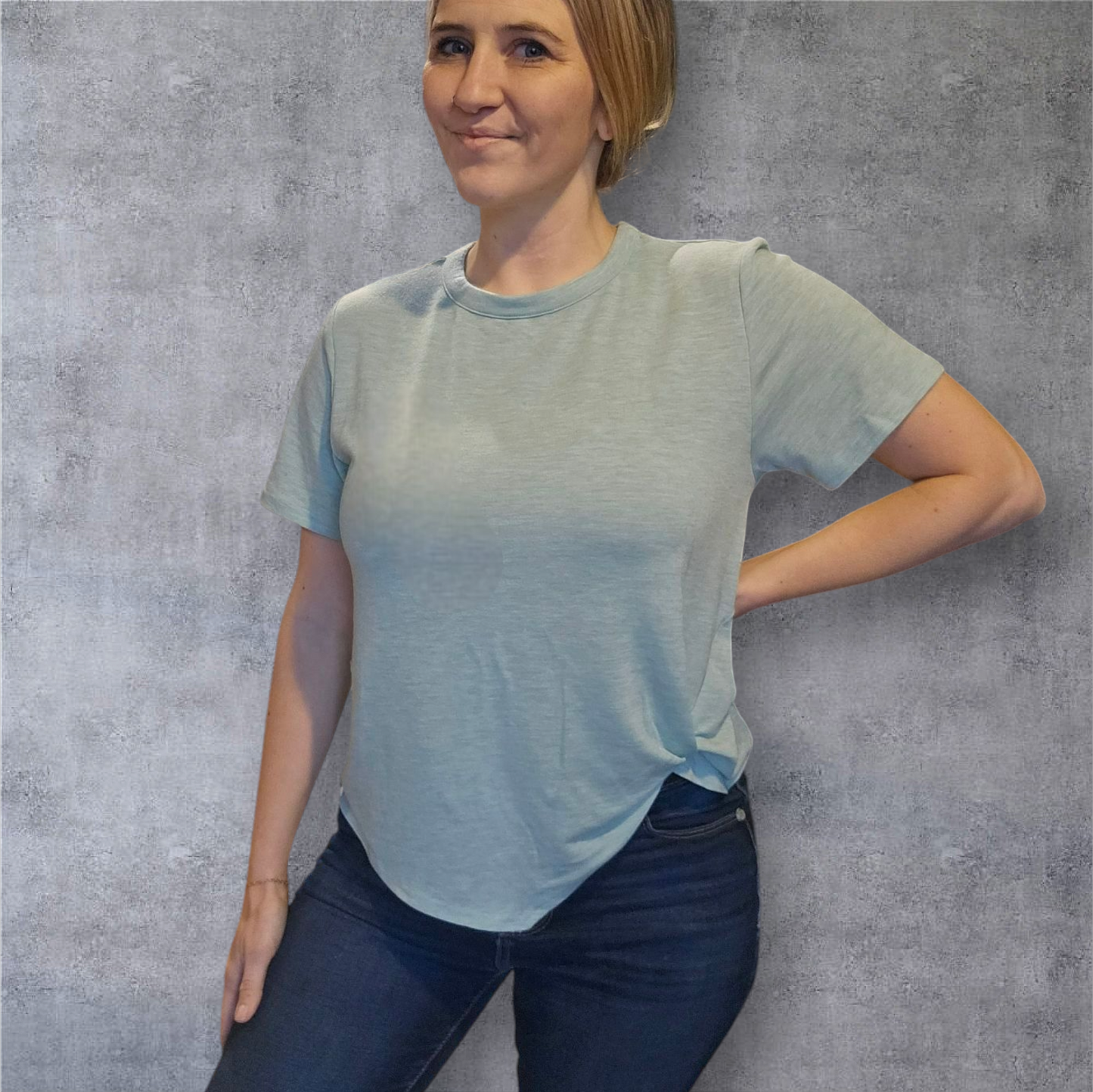 Casual Comfort T-Shirt – Light Blue