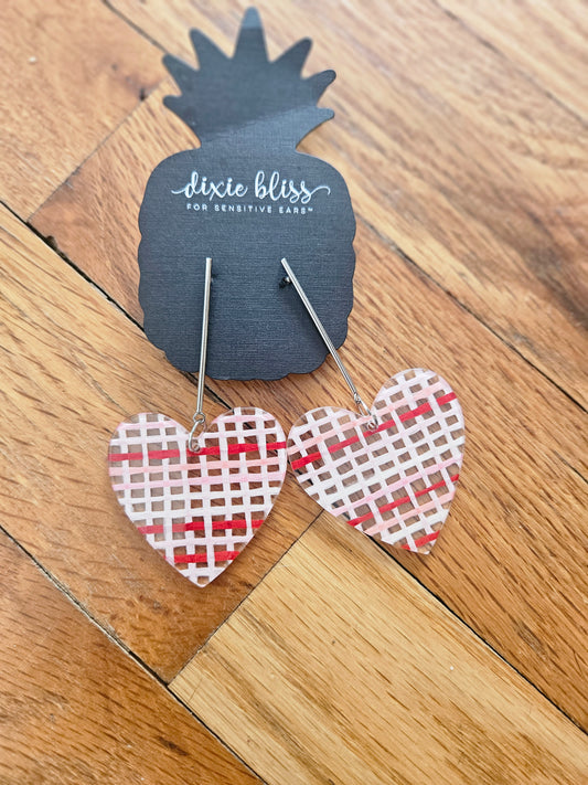 Heart String Earrings