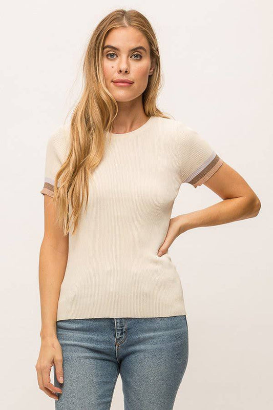 Ivory Sweater Top
