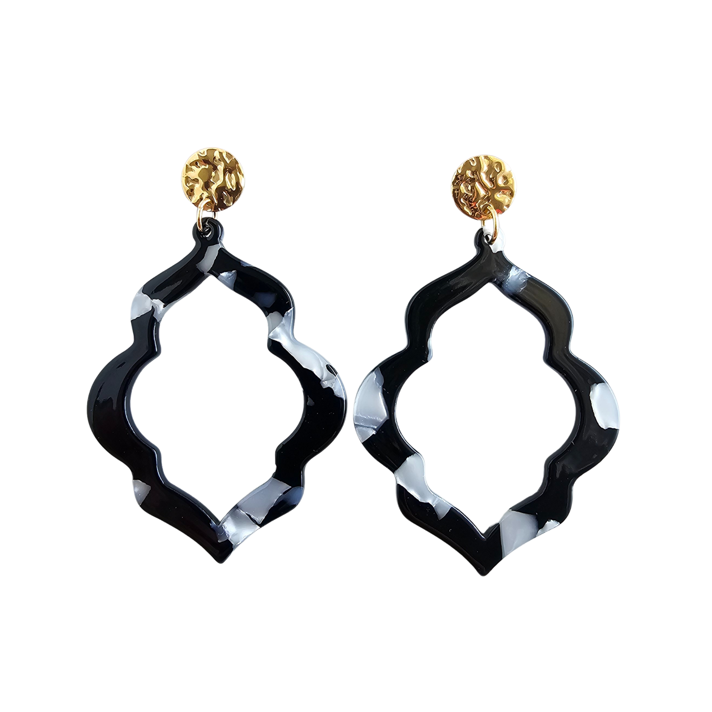 Talia Earrings - Onyx Black // Fall, Jewelry, Gifts