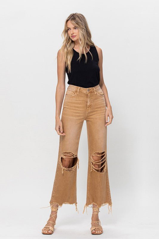 90's Vintage Crop Flare - Hey Molly Boutique