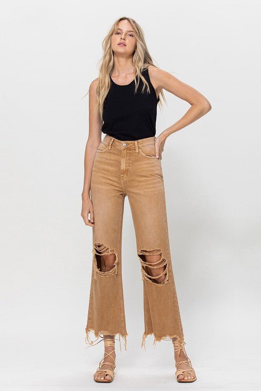 90's Vintage Crop Flare - Hey Molly Boutique