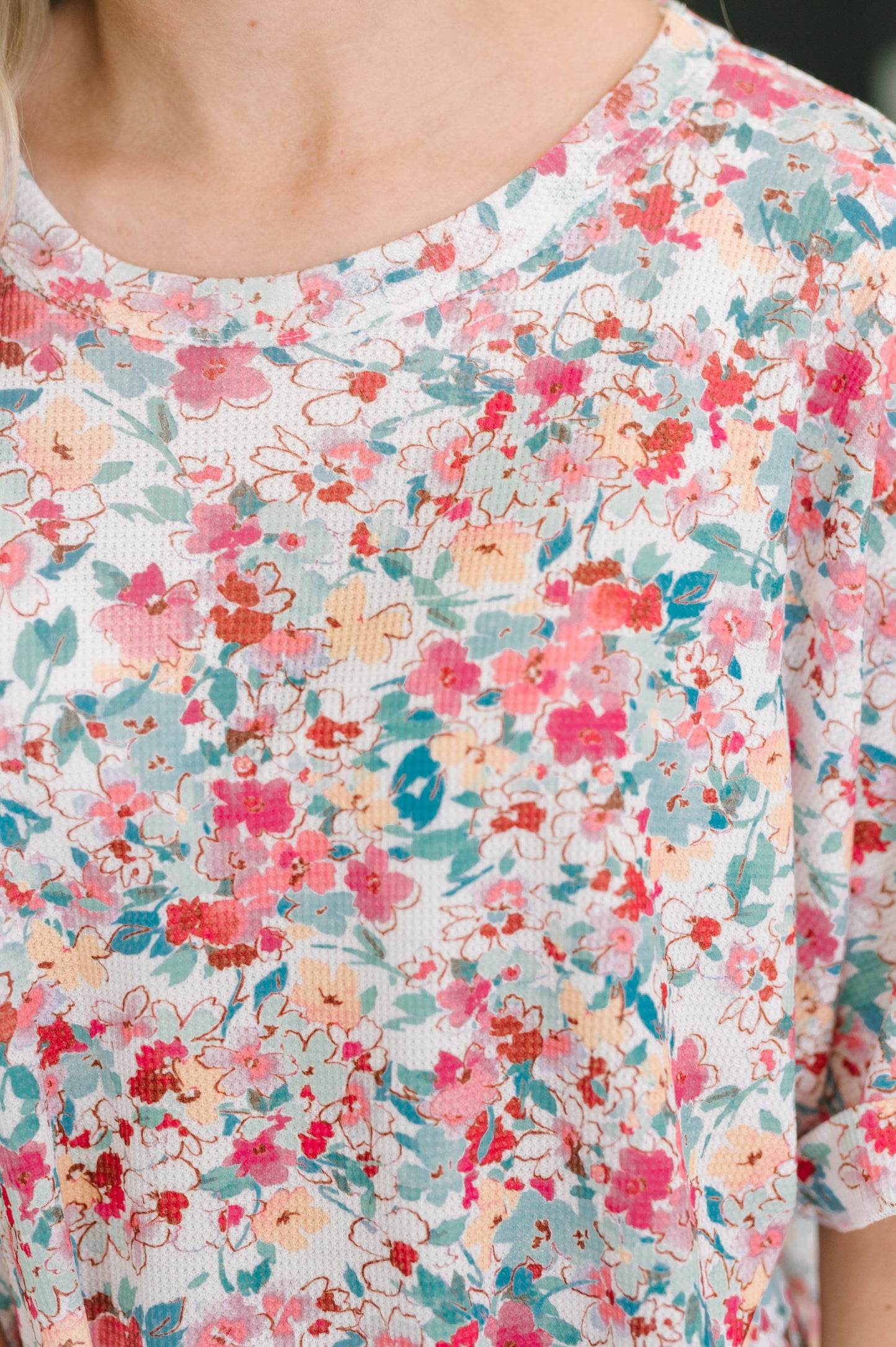 Left Em' Speechless Dolman Sleeve Blouse