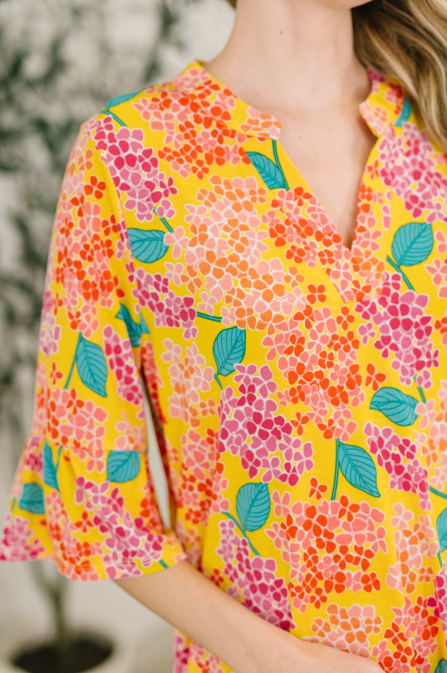 Lizzy Sunday Dress in Leaf Multi Floral- 7/20/2026