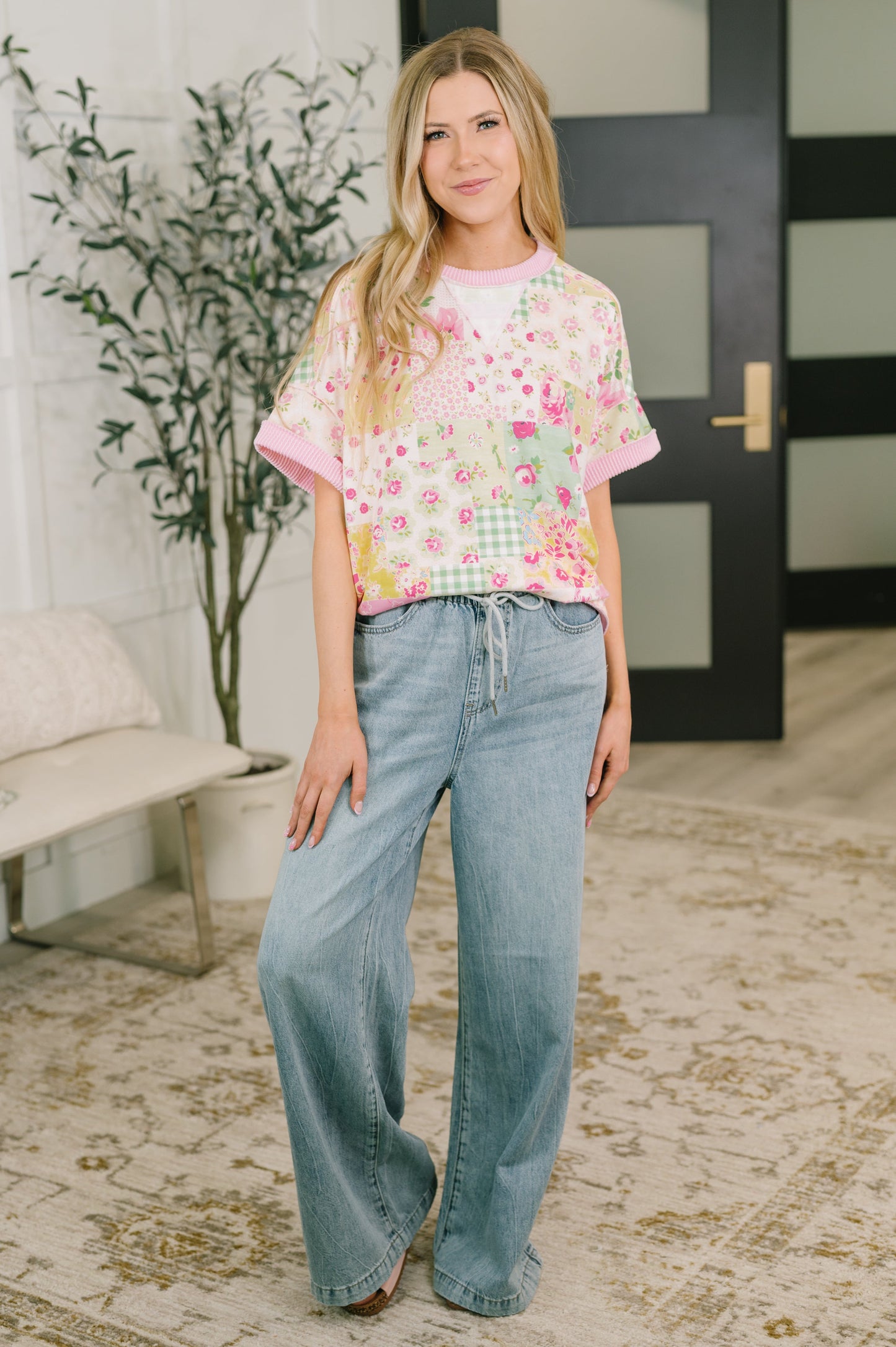 Until Tomorrow Patchwork Relaxed Tee