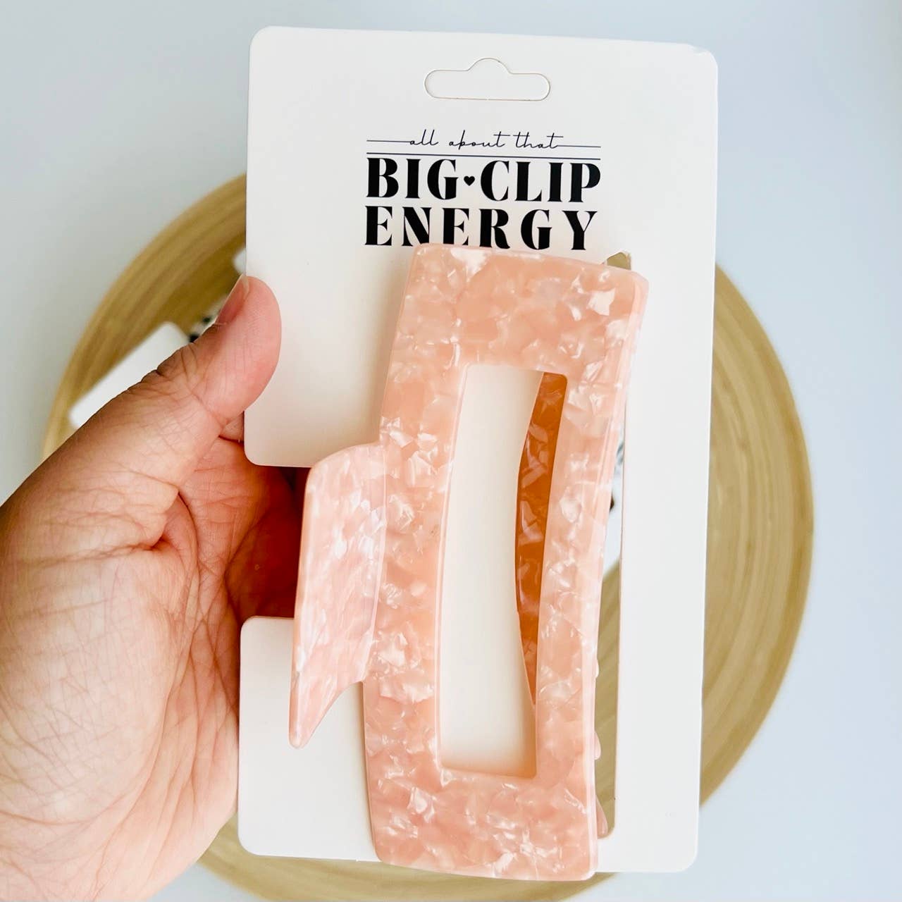 XXL Claw Clip Pink